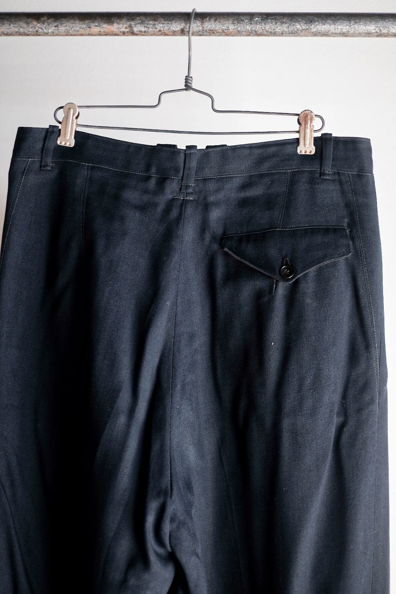 [~ 40's] pantalon allemand de laine de rayonne vintage