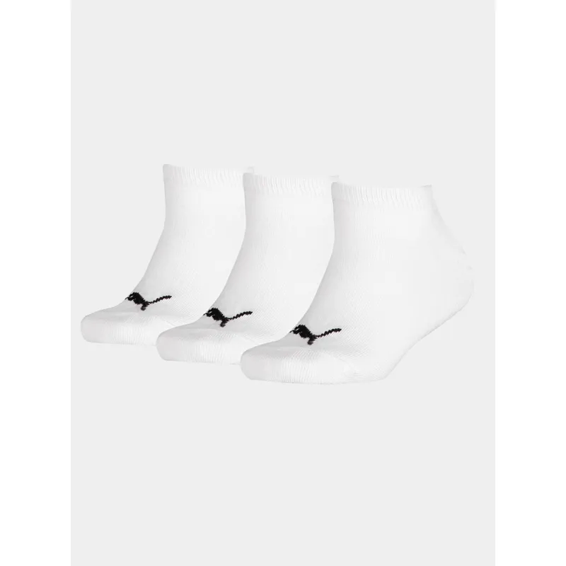 3 paires de chaussettes invisibles blanc enfant - Puma | wimod