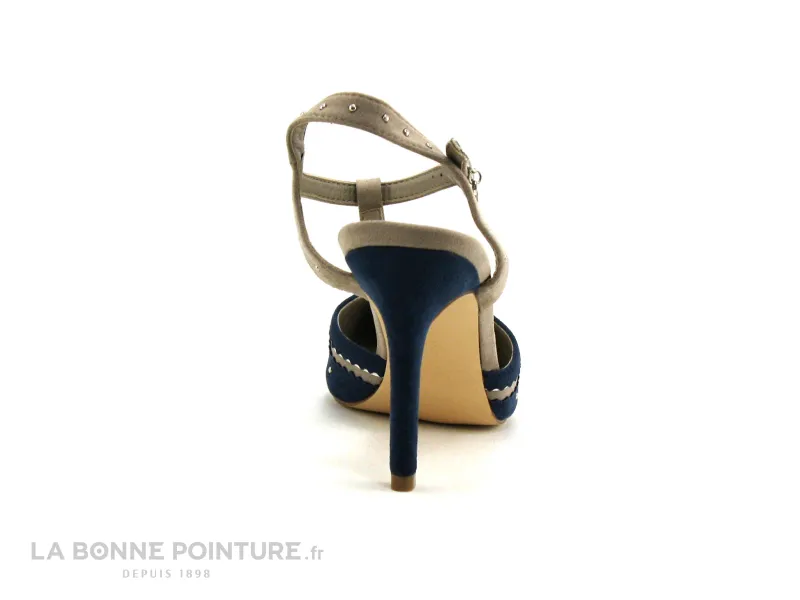 Achat chaussures Xti Femme Bout fermé, vente Xti XT 35006 Navy - Escarpin bride arriere bleu marine