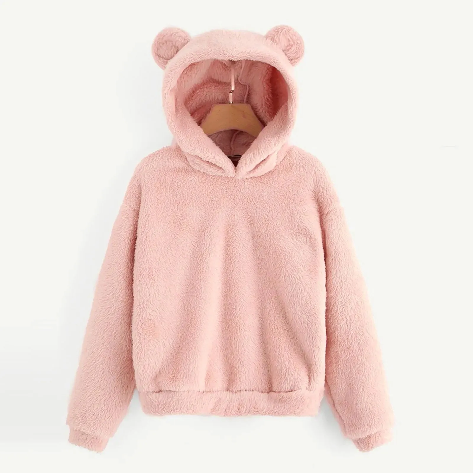 AURLIE | Sweat en Fausse Fourrure au Design Mignon et Confortable