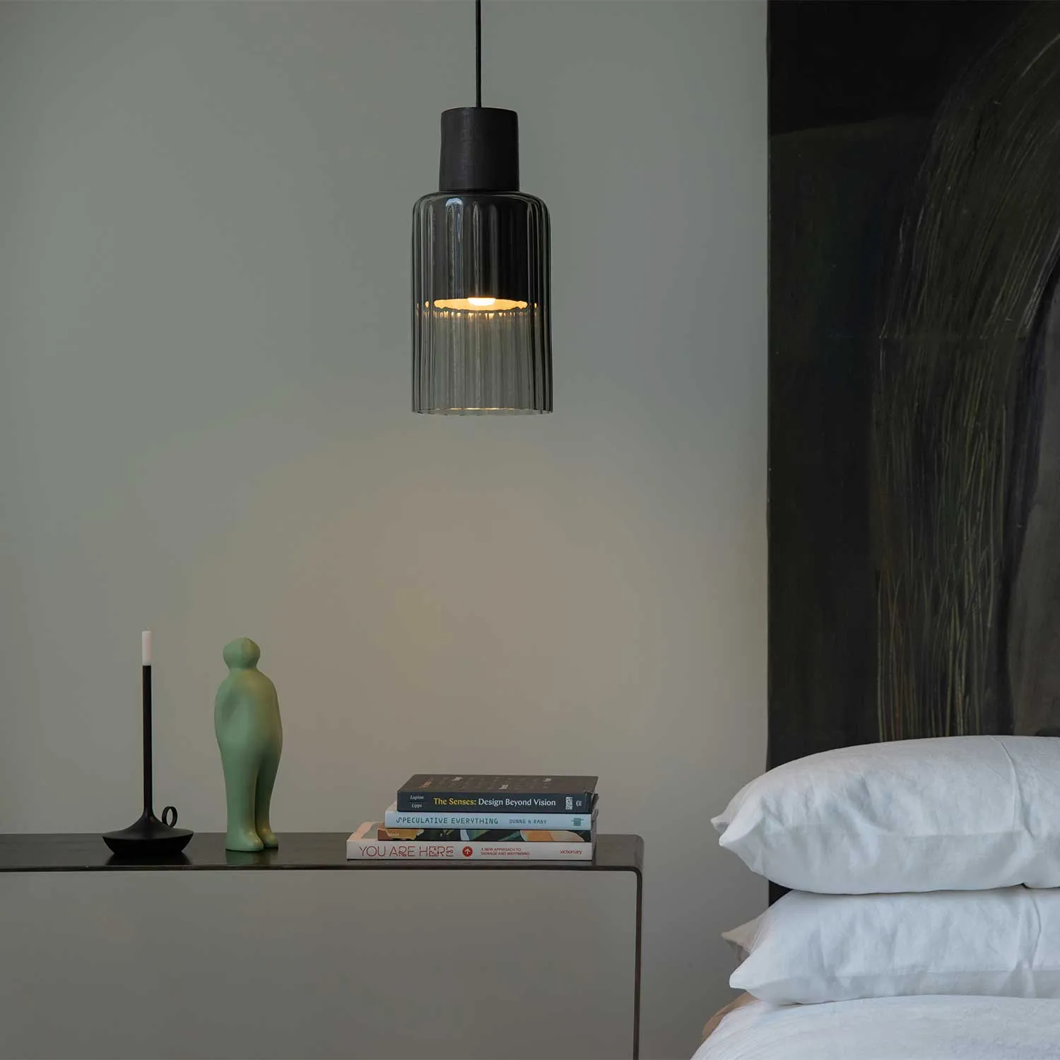 Barro - Designer glass pendant light for kitchen