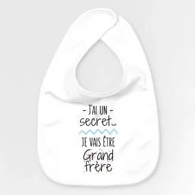 Bavoir Bébé Je vais être grand frère