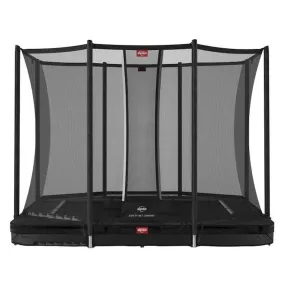 BERG - Ultim Favorit trampoline InGround 280 cm black+ Safety Net Comfort noir - Berg Toys