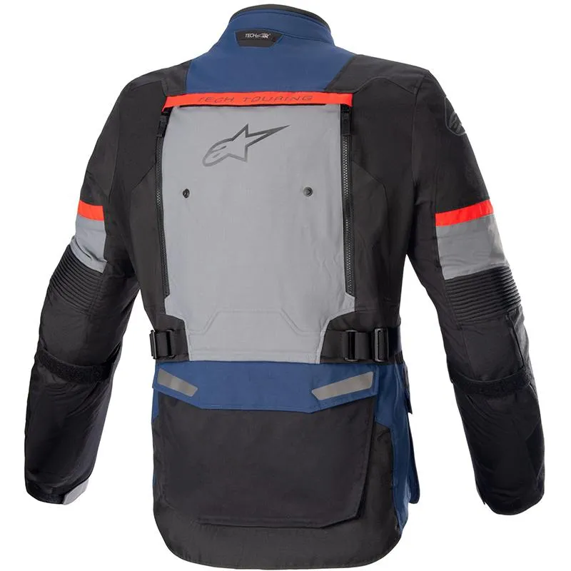 Blouson BOGOTA PRO DRYSTAR ALPINESTARS bleu/gris/rouge - MAXXESS.FR, Blouson moto textile