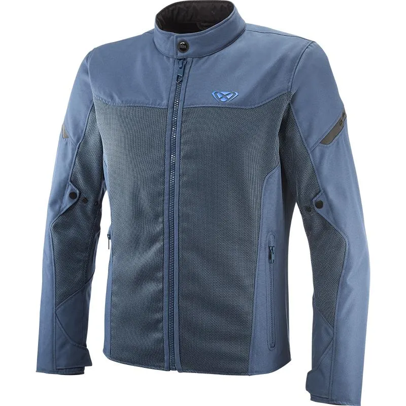 Blouson FRESH SLIM IXON bleu - MAXXESS.FR, Blouson moto textile