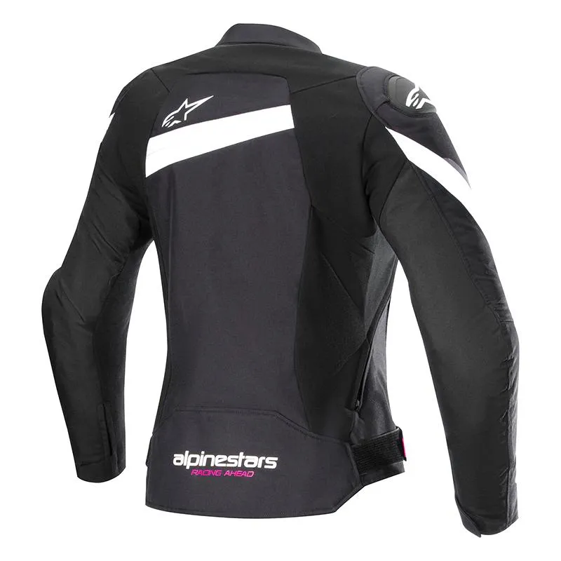Blouson STELLA T-GP PLUS R V4 ALPINESTARS noir/blanc - MAXXESS.FR, Blouson moto textile