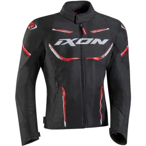 Blouson STRIKER AIR WP IXON noir/rouge/blanc - MAXXESS.FR, Blouson moto textile