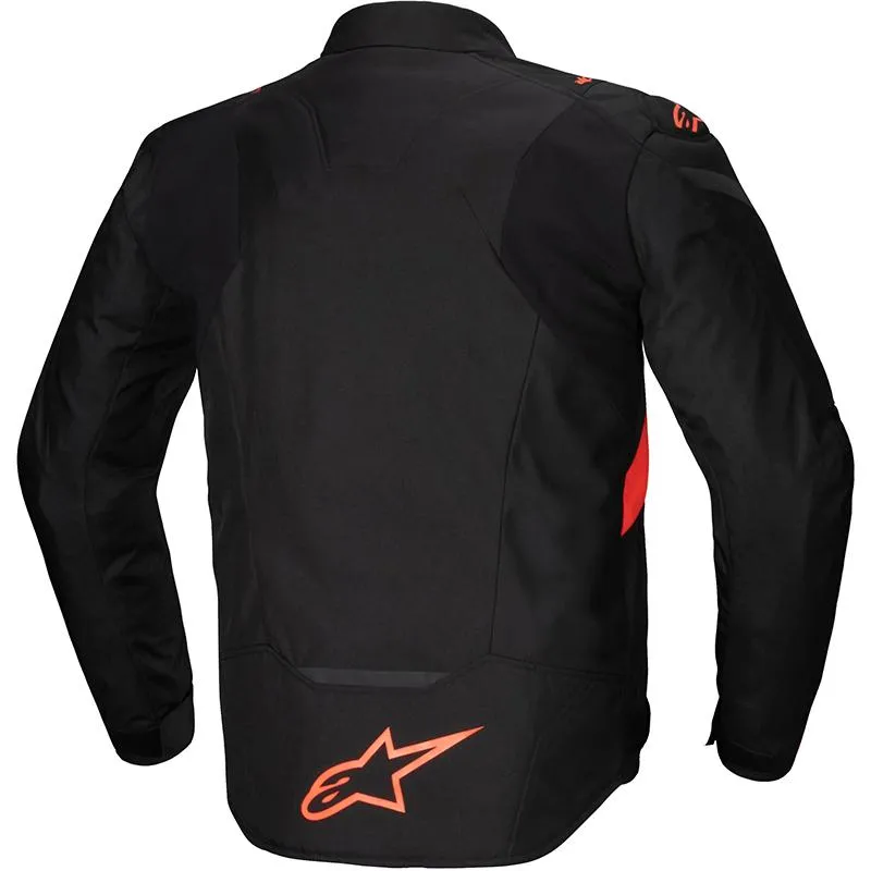 Blouson T-JAWS V4 WP ALPINESTARS noir/rouge - MAXXESS.FR, Blouson moto textile