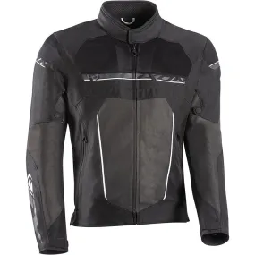 Blouson T-REX IXON noir/blanc/gris - MAXXESS.FR, Blouson moto textile