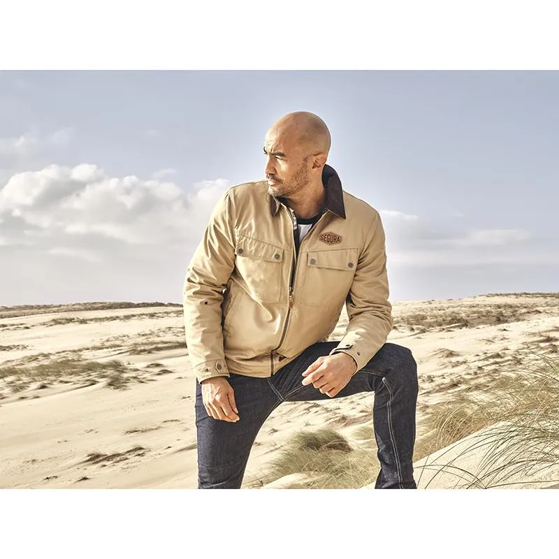 Blouson TAMPICO SEGURA beige - MAXXESS.FR, Blouson moto textile