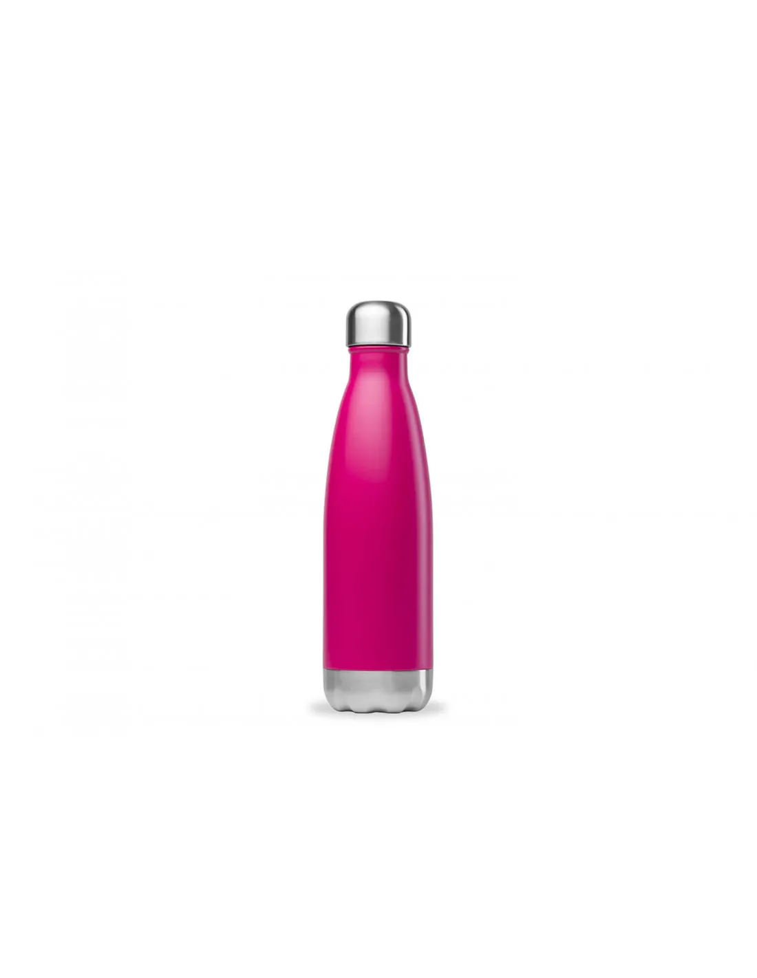 Bouteille isotherme magenta éco-responsable inox Qwetch