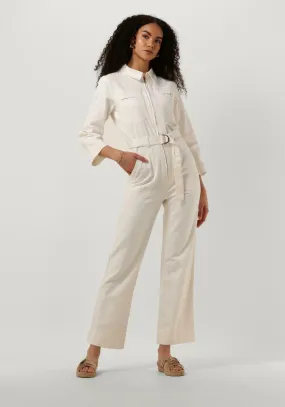 by-bar combinaison louise twill suit blanc