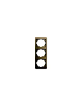 Cadre 3 Poussoirs Bronze Vertical Alpha 2CKA001754A4386 ABB 587025
