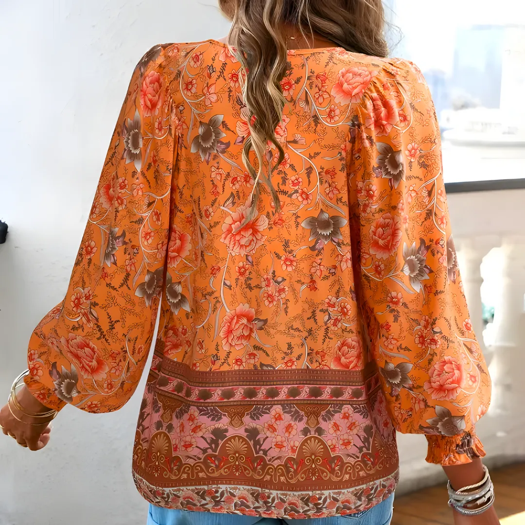 Calliope | Femme Chemisier  Fleurs | Elégant