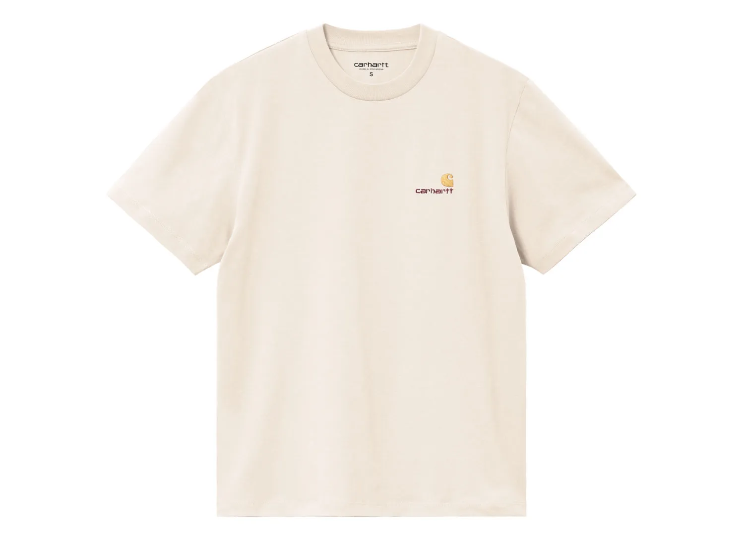 Carhartt WIP Women American Script Tshirt Moonbeam