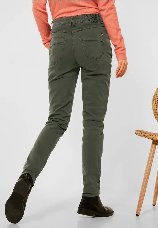 CECIL Pantalon coupe décontractée avec zips  - Style GESA