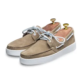 Chaussures bateau Torca 1102 veau velours sable