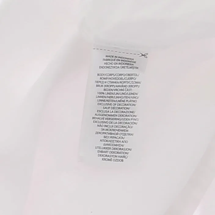 Chemise blanche en lin