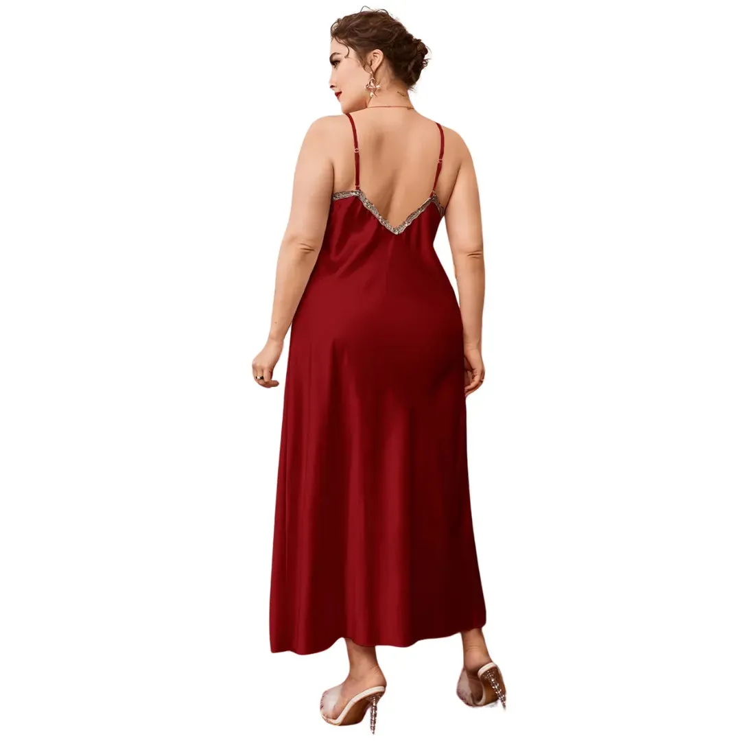 Chemise de Nuit Sexy en Dentelle pour Femmes