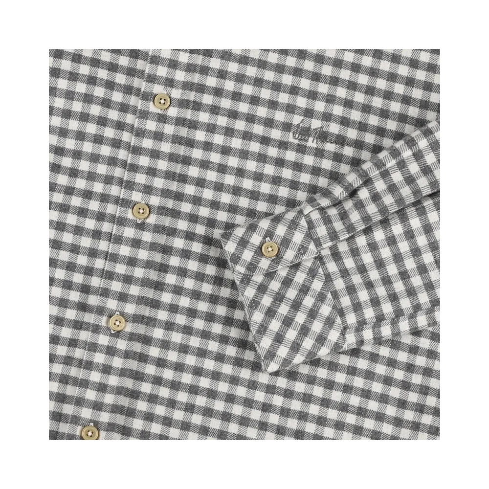 Chemise Luis Trenker Lubeltran à motif vichy gris