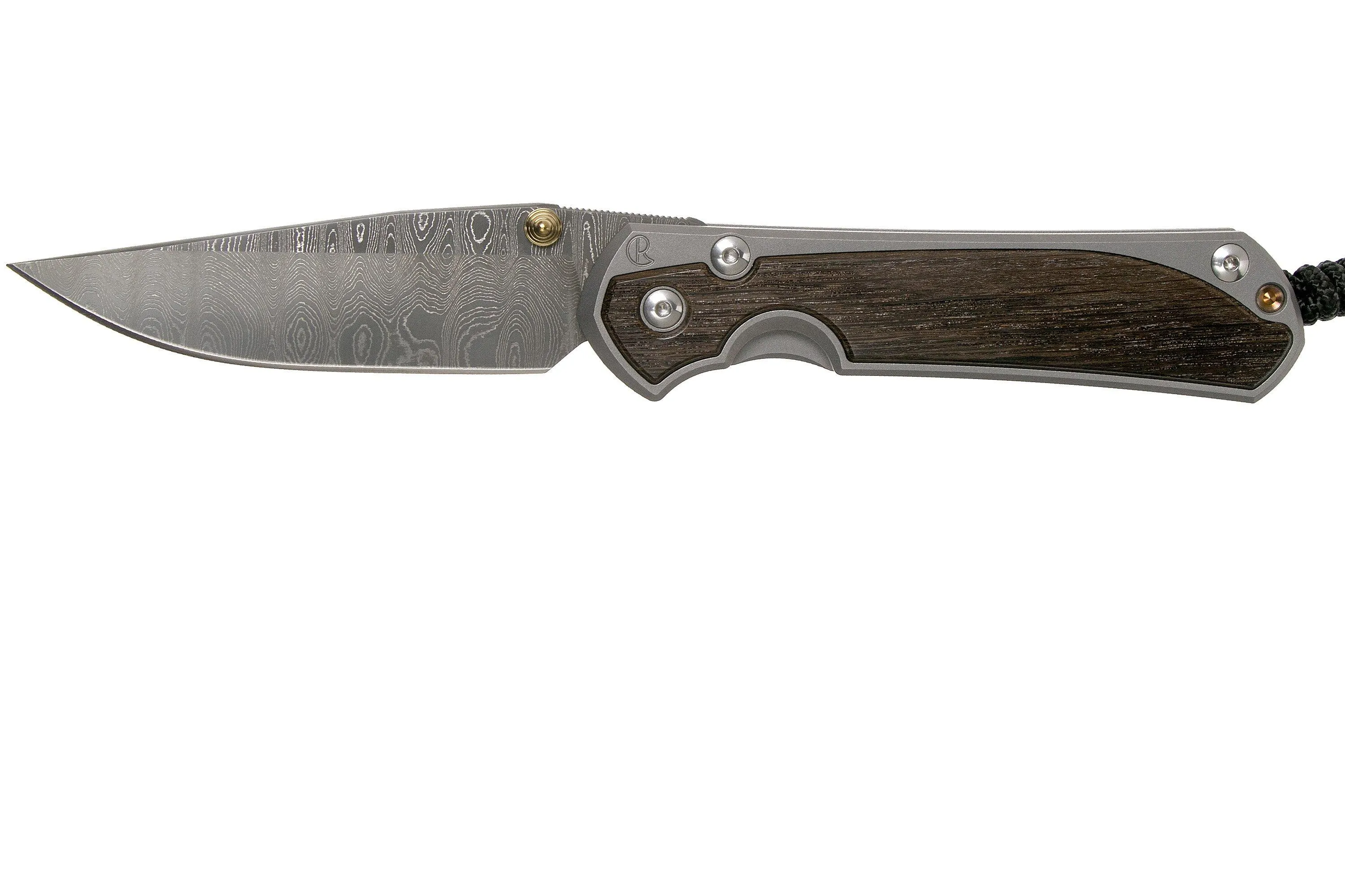 Chris Reeve Sebenza 31 Large Bog Oak, Ladder Damascus Drop CRL31-1104 couteau de poche