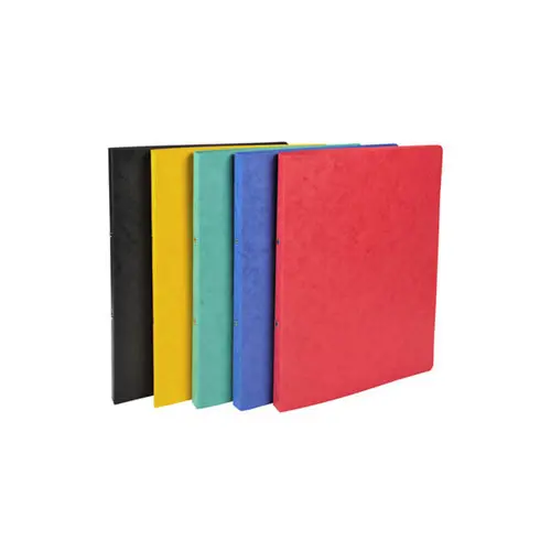 Classeur 2 anneaux 15mm Carte lustrée - A4 - Couleurs assorties - EXACOMPTA