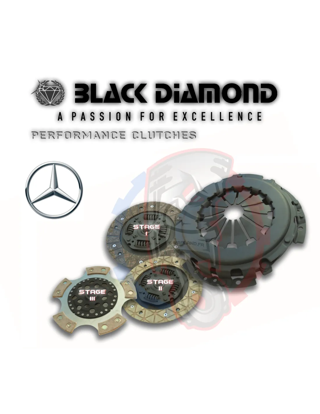 Embrayage renforcé Black Diamond pour Mercedes 260 - SWAPLAND -
