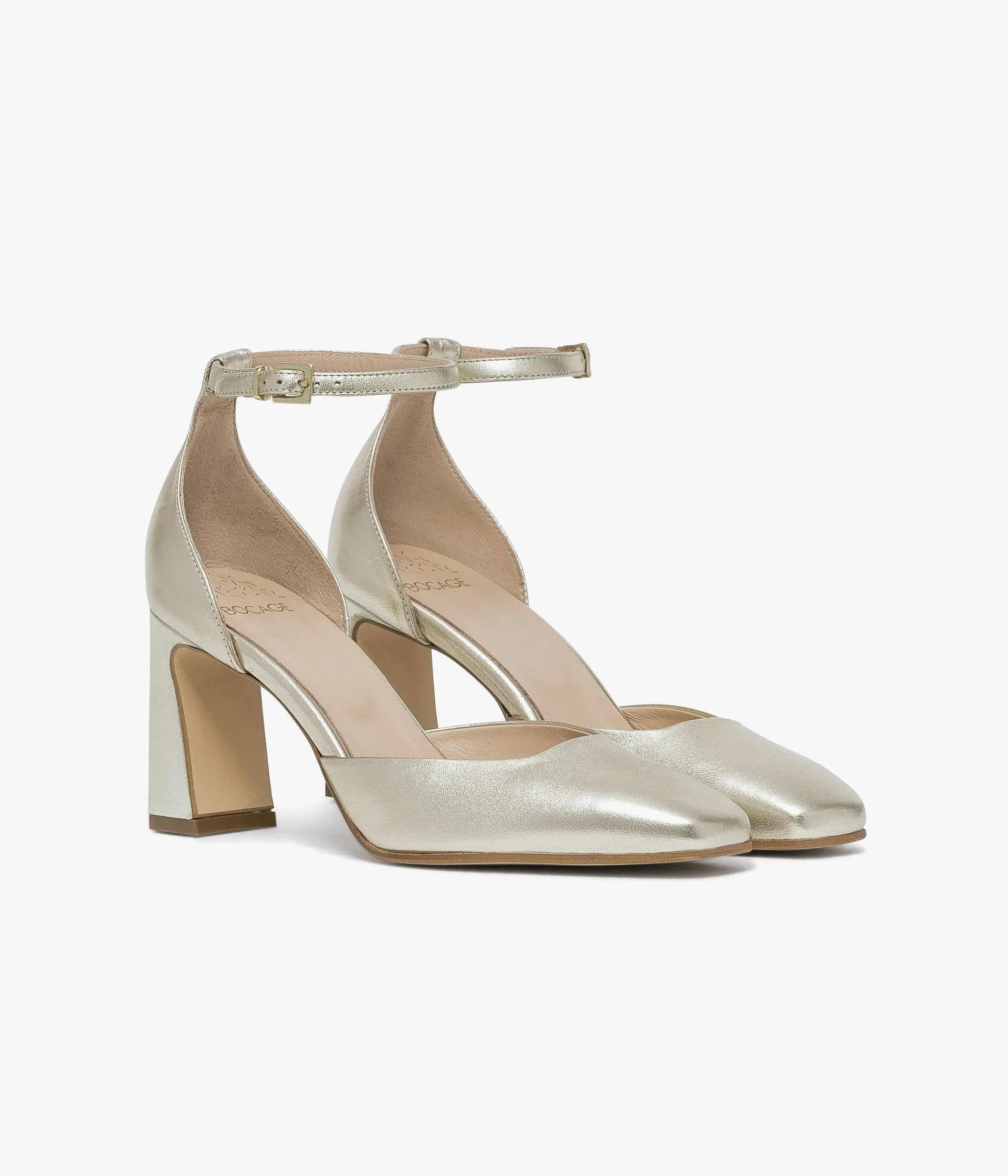 ESCARPIN DIXIE PLATINE