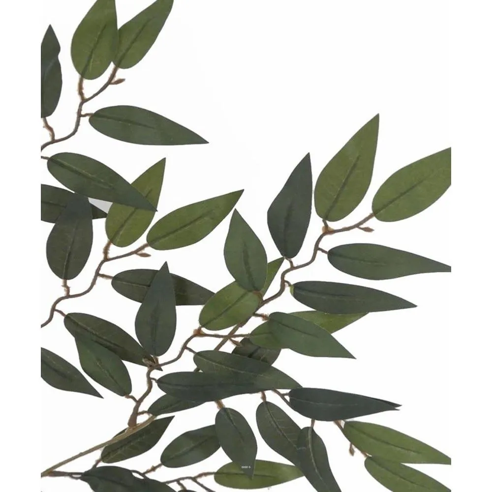 Feuillage de ficus artificiel 112 petites feuilles vertes h72cm