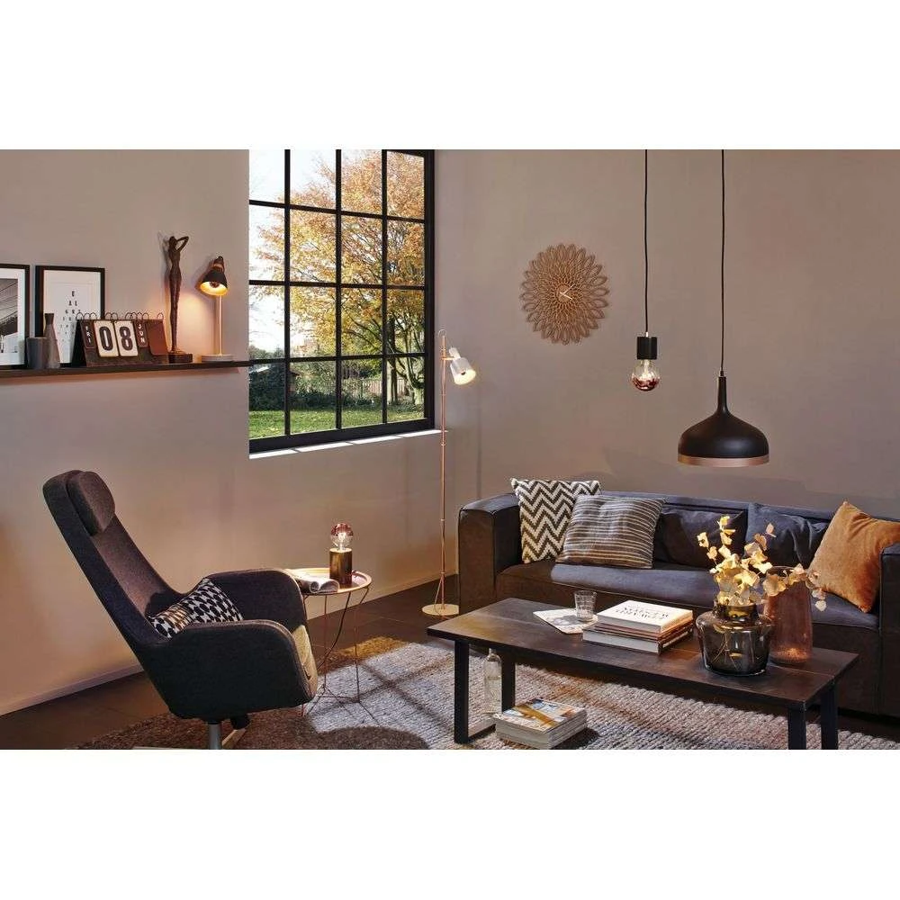 Haldar Lampadaire Blanc/Copper - Paulmann