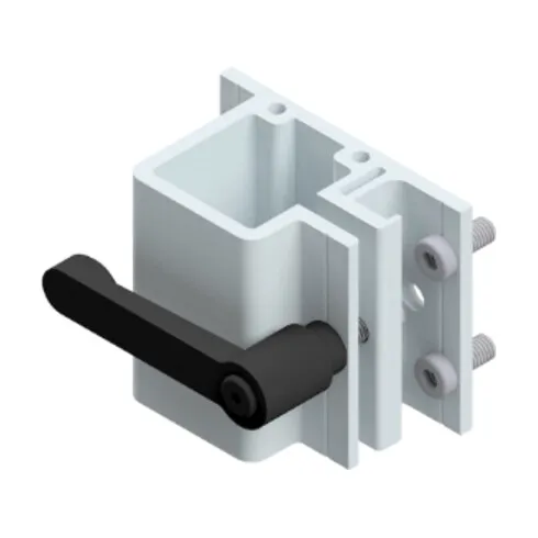 Hymer 2 supports de garde-corps + 2 leviers de serrage