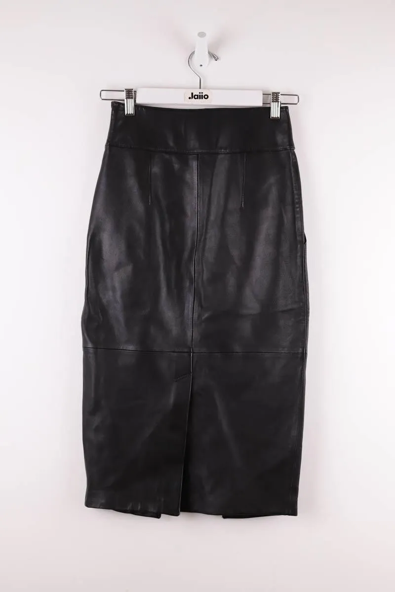 Jupe en cuir