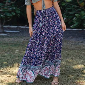 Jupe Fleurie Maxi