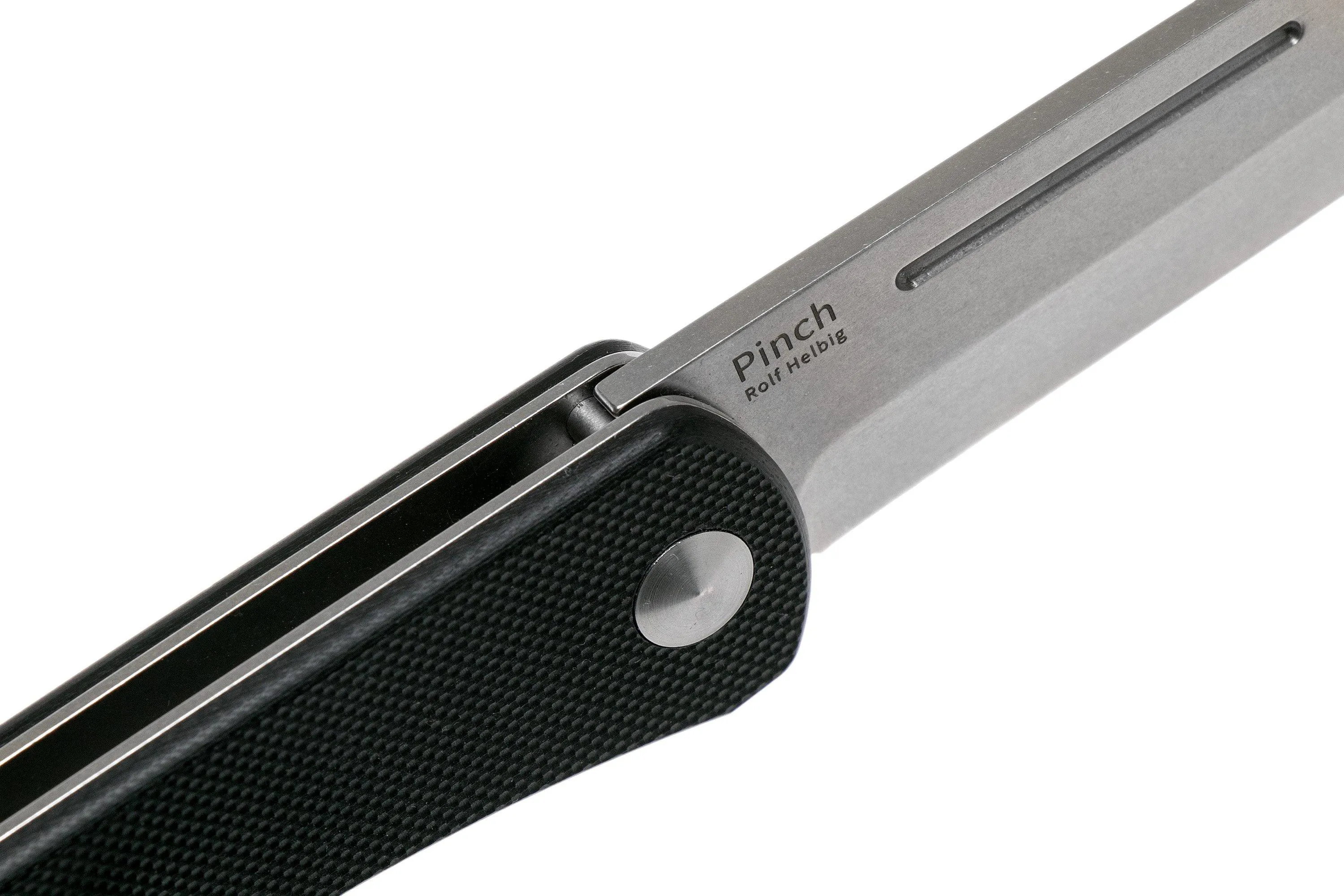 Kizer Pinch V3009N1 Black G10 couteau de poche, Rolf Helbig design