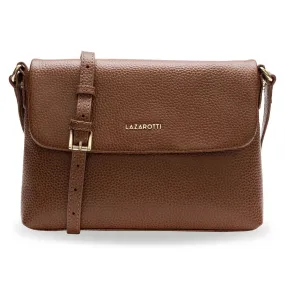 Lazarotti Bologna Leather Sac à bandoulière en cuir 25 cm