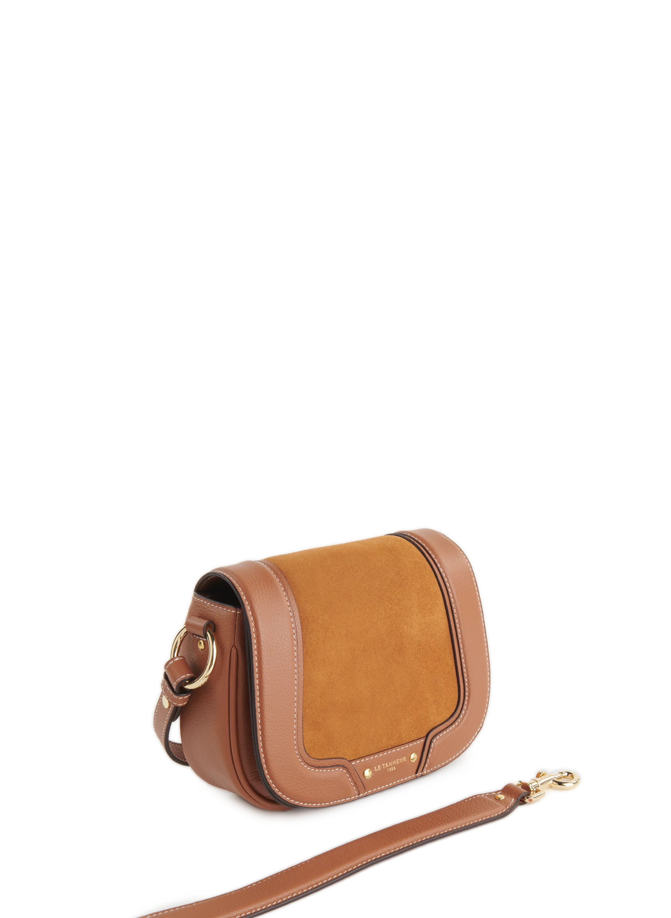 LE TANNEUR  Sac à bandoulière Ella en cuir - Marron