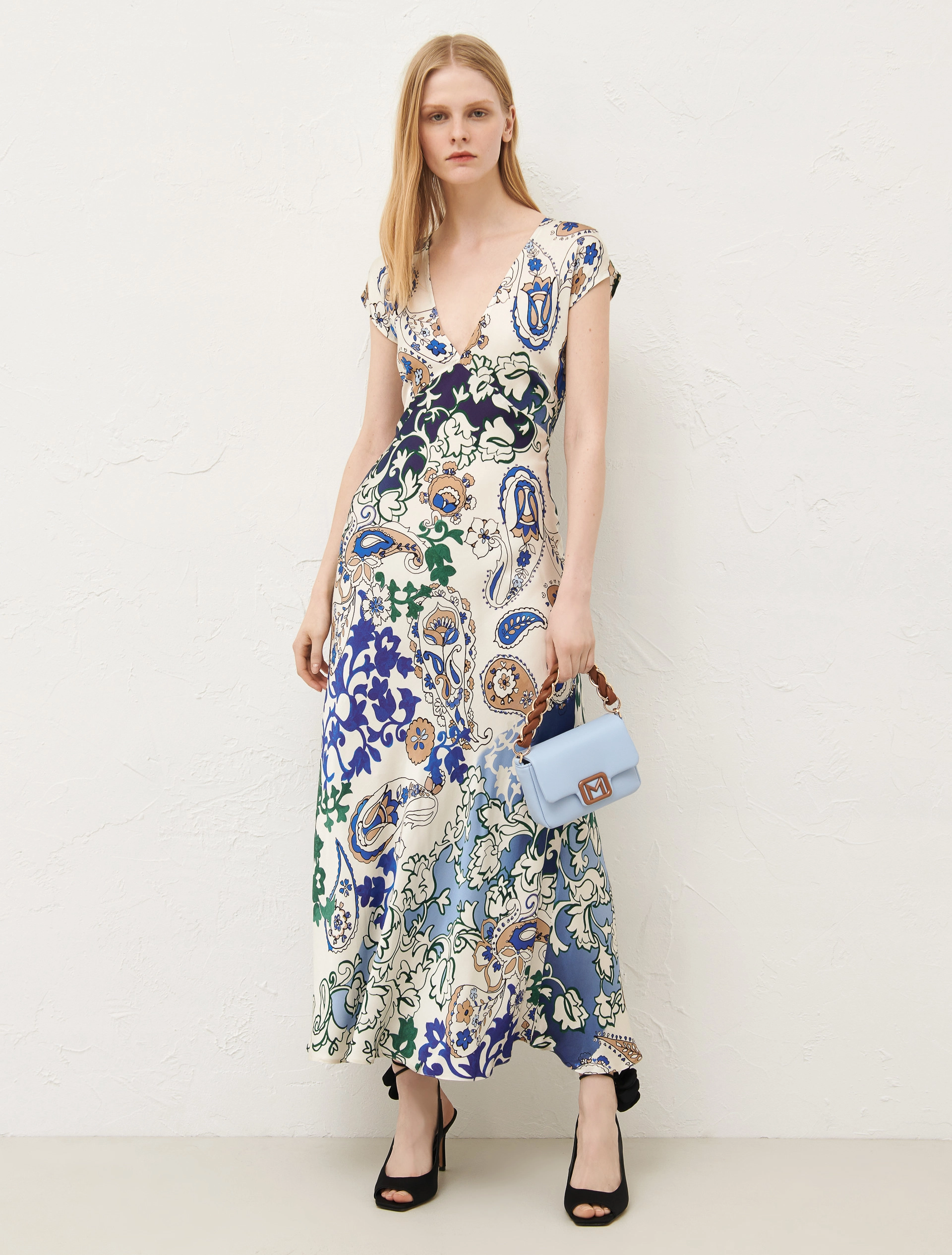 Longue robe fit & flare