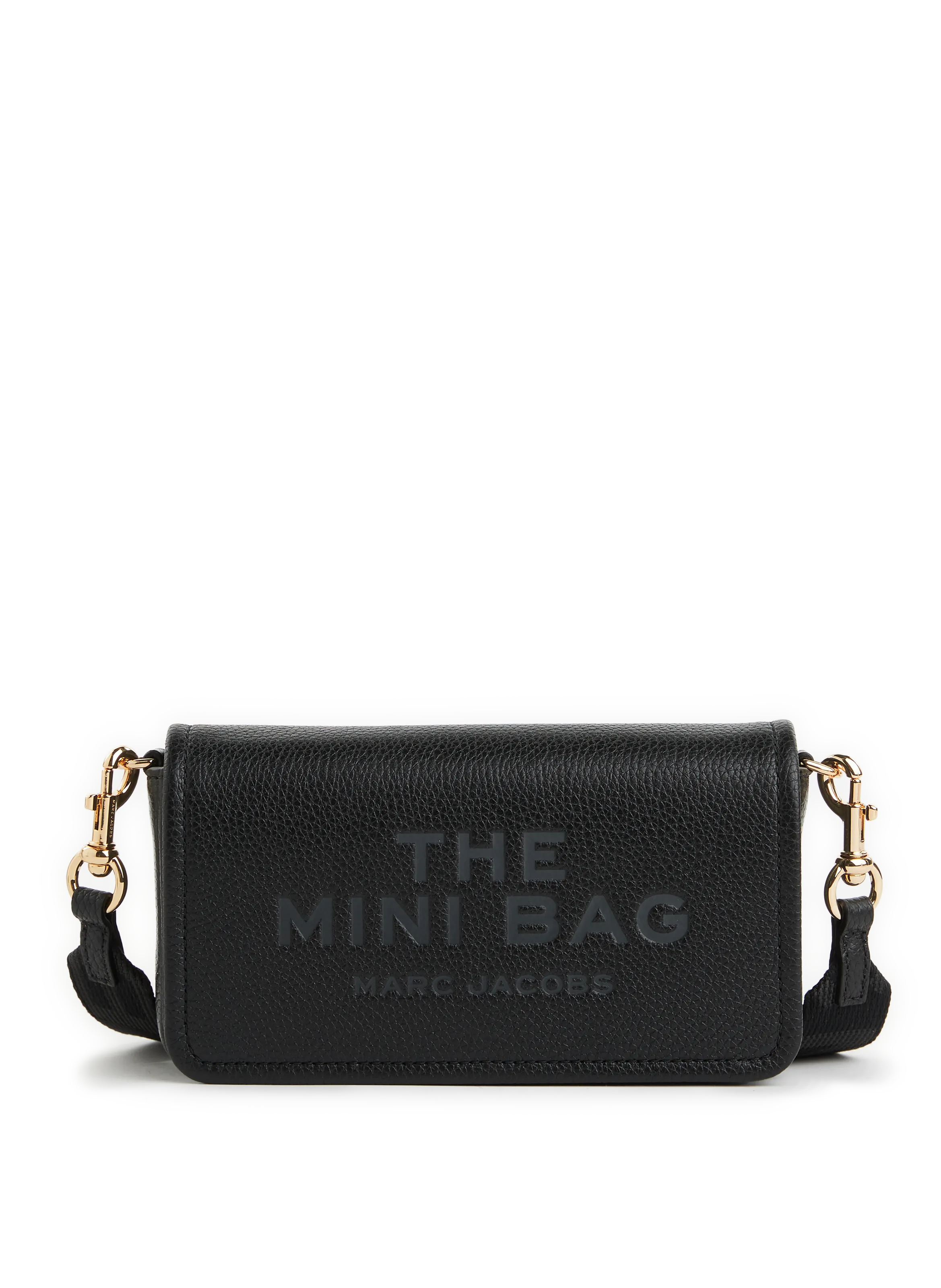MARC JACOBS  Sac à bandoulière The Leather Mini en cuir - Noir