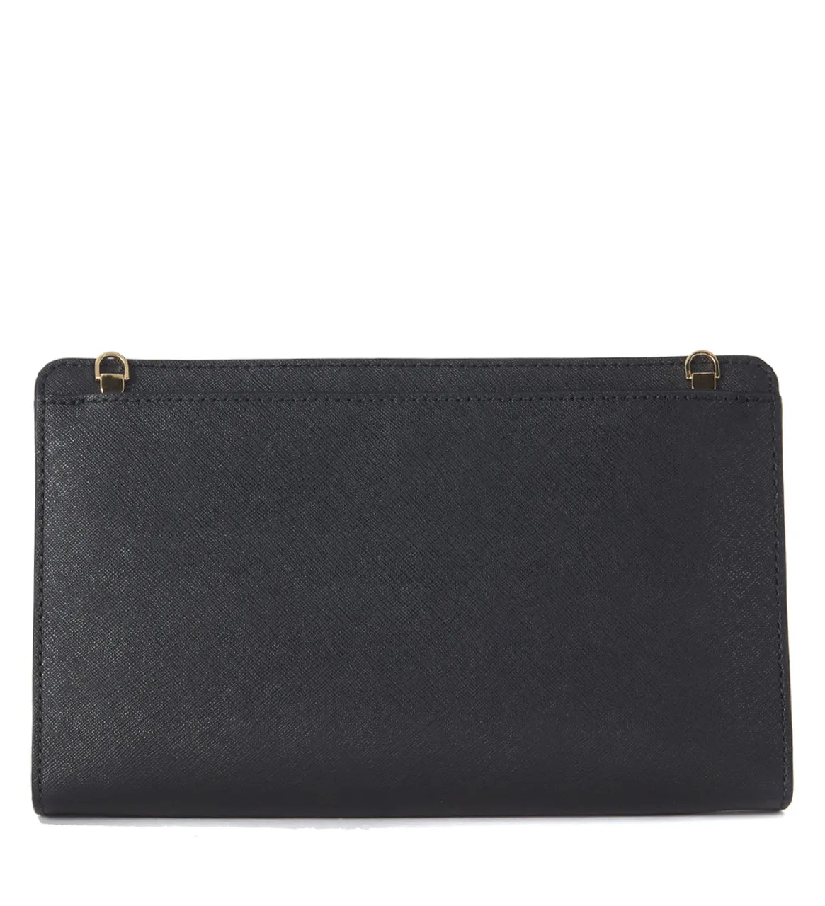Michael Kors Pochette LG en cuir saffiano noir