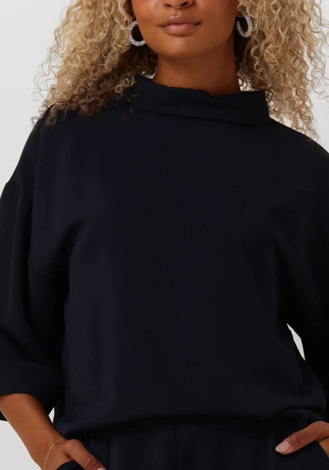 neo noir combinaison arlo crepe jumpsuit en bleu