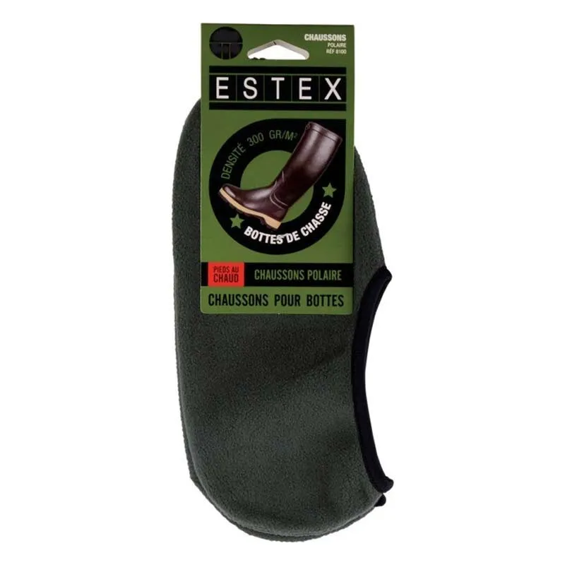 Paire de chaussons pour bottes polaires noirs ESTEX