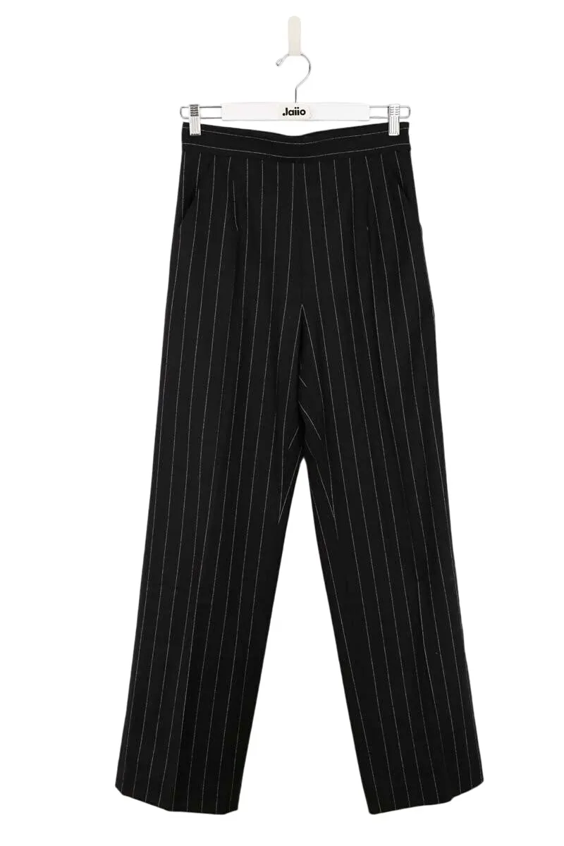 Pantalon droit en laine