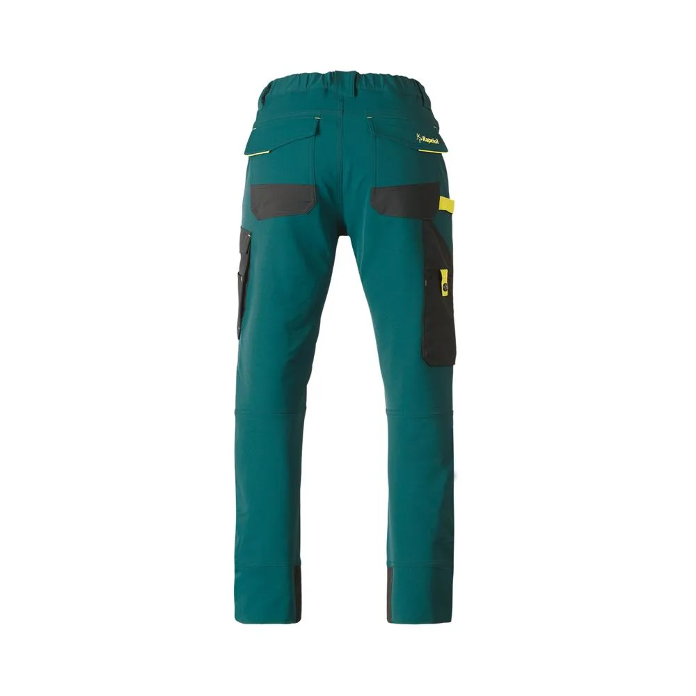 Pantalon DYNAMIC CHARPENTIER pétrole/noir T.L 