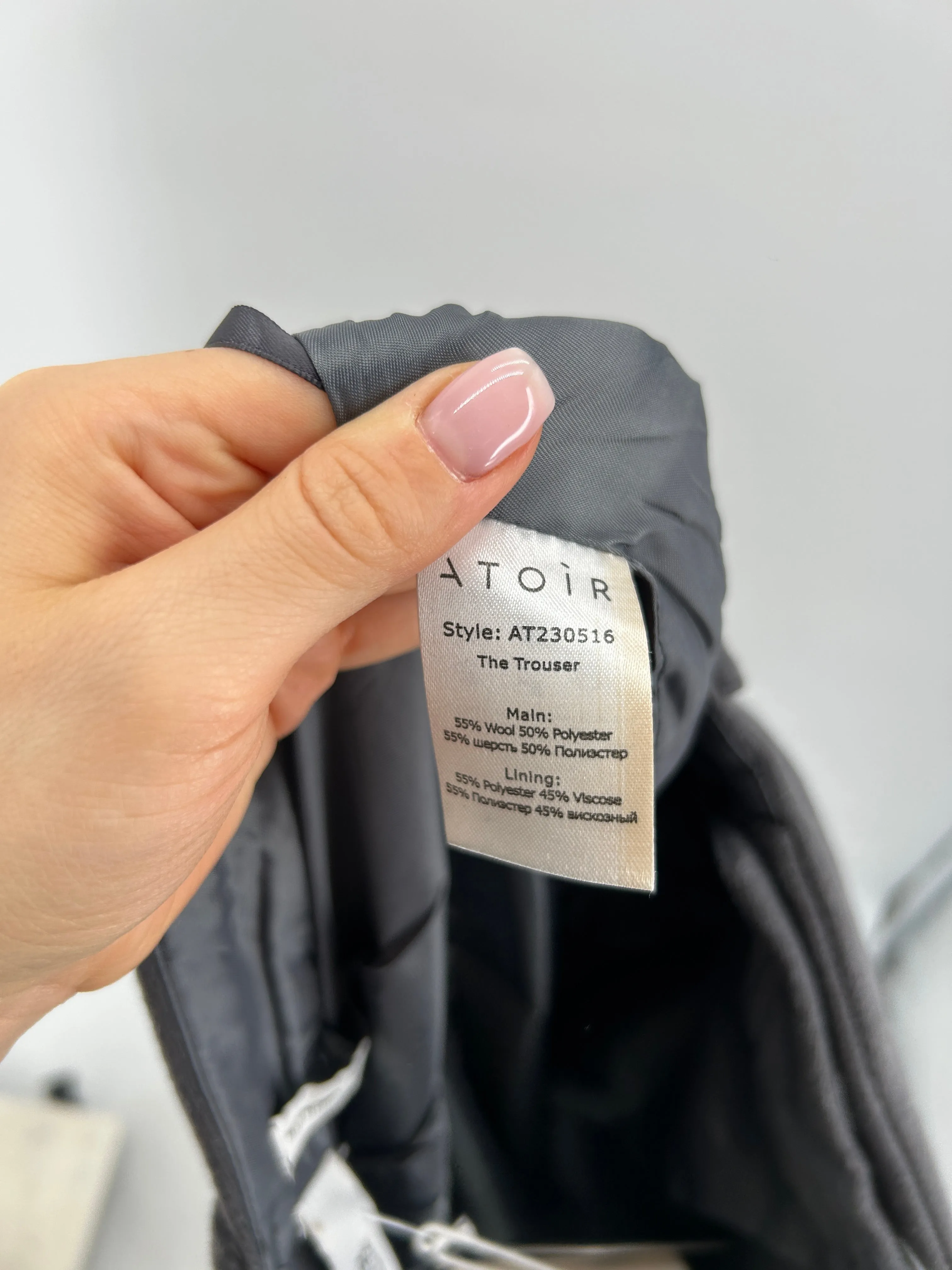 Pantalon gris The trouser