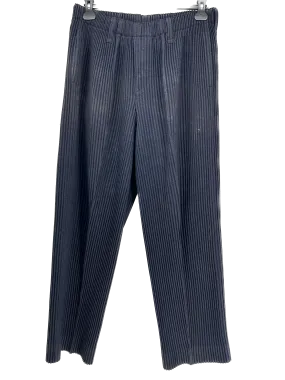 Pantalon noir plissé