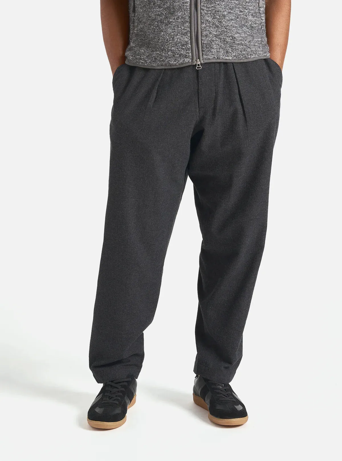 Pantalon PLEATED TRACK Charcoal Veta