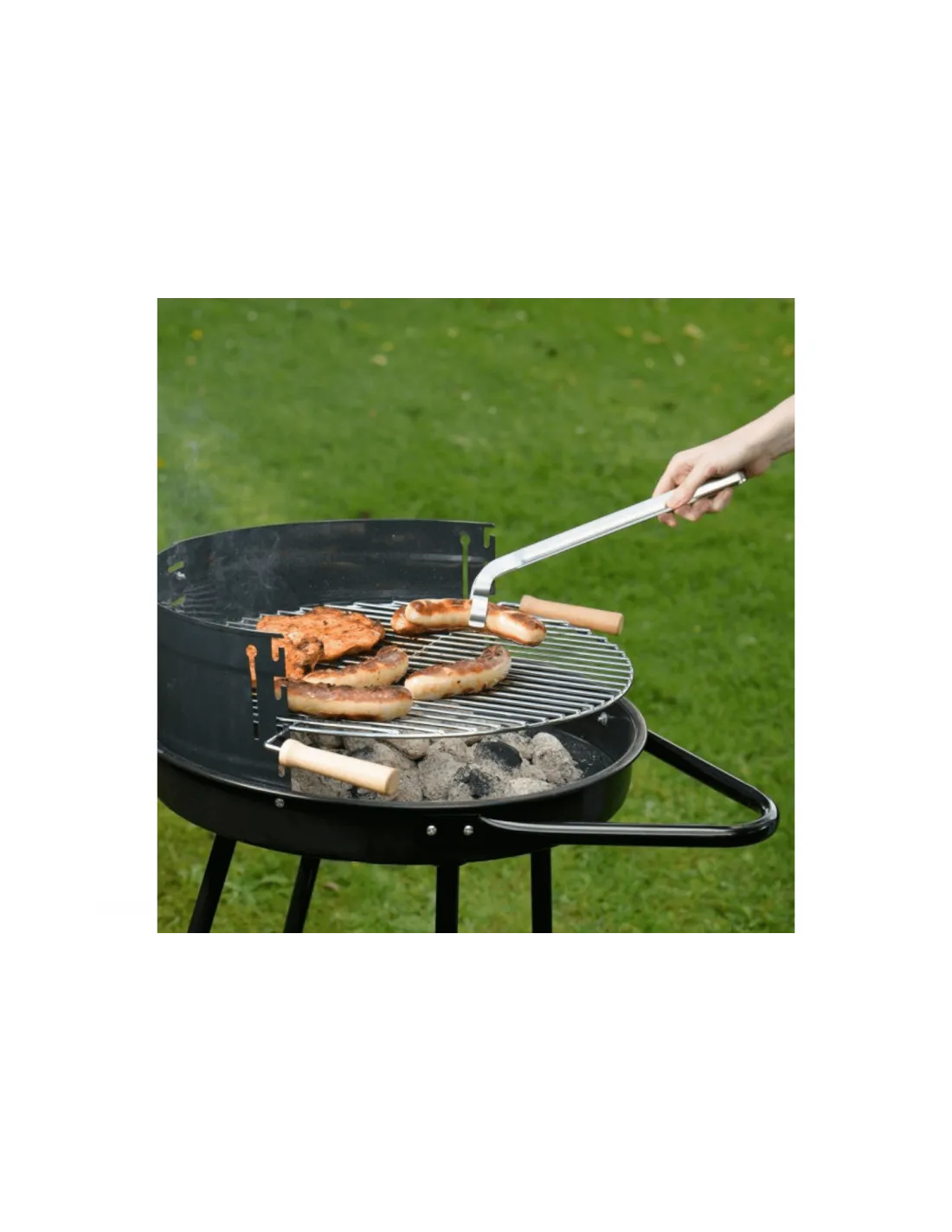 Pince à barbecue courbée acier inox 34cm Westmark