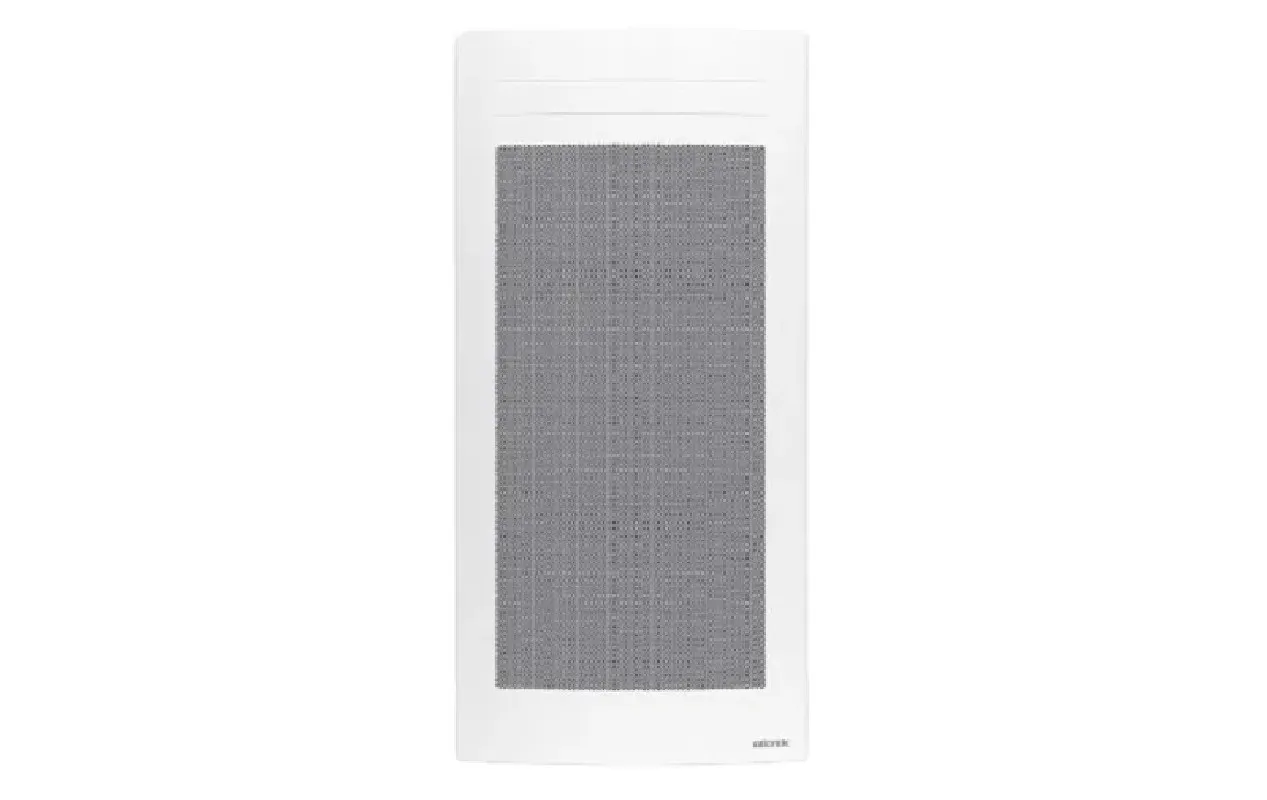 Radiateur électrique rayonnant SOLIUS NEO vertical 1000 W, boîtier digital programmable, blanc