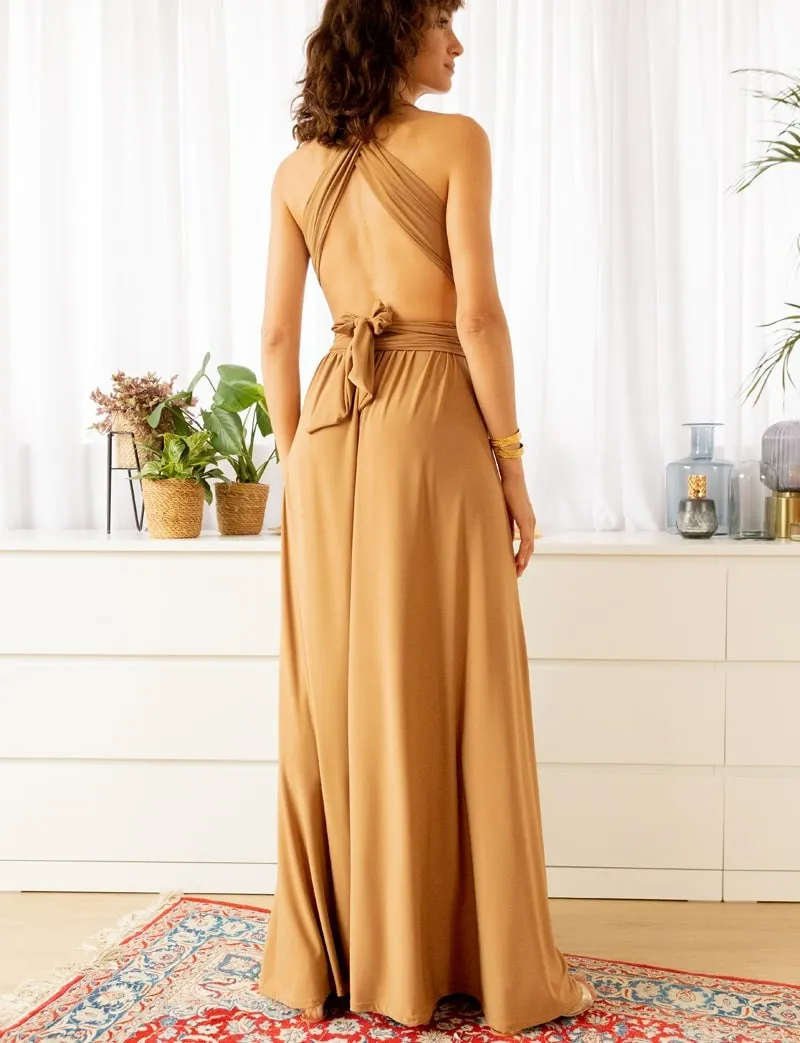 Robe caramel Annabella
