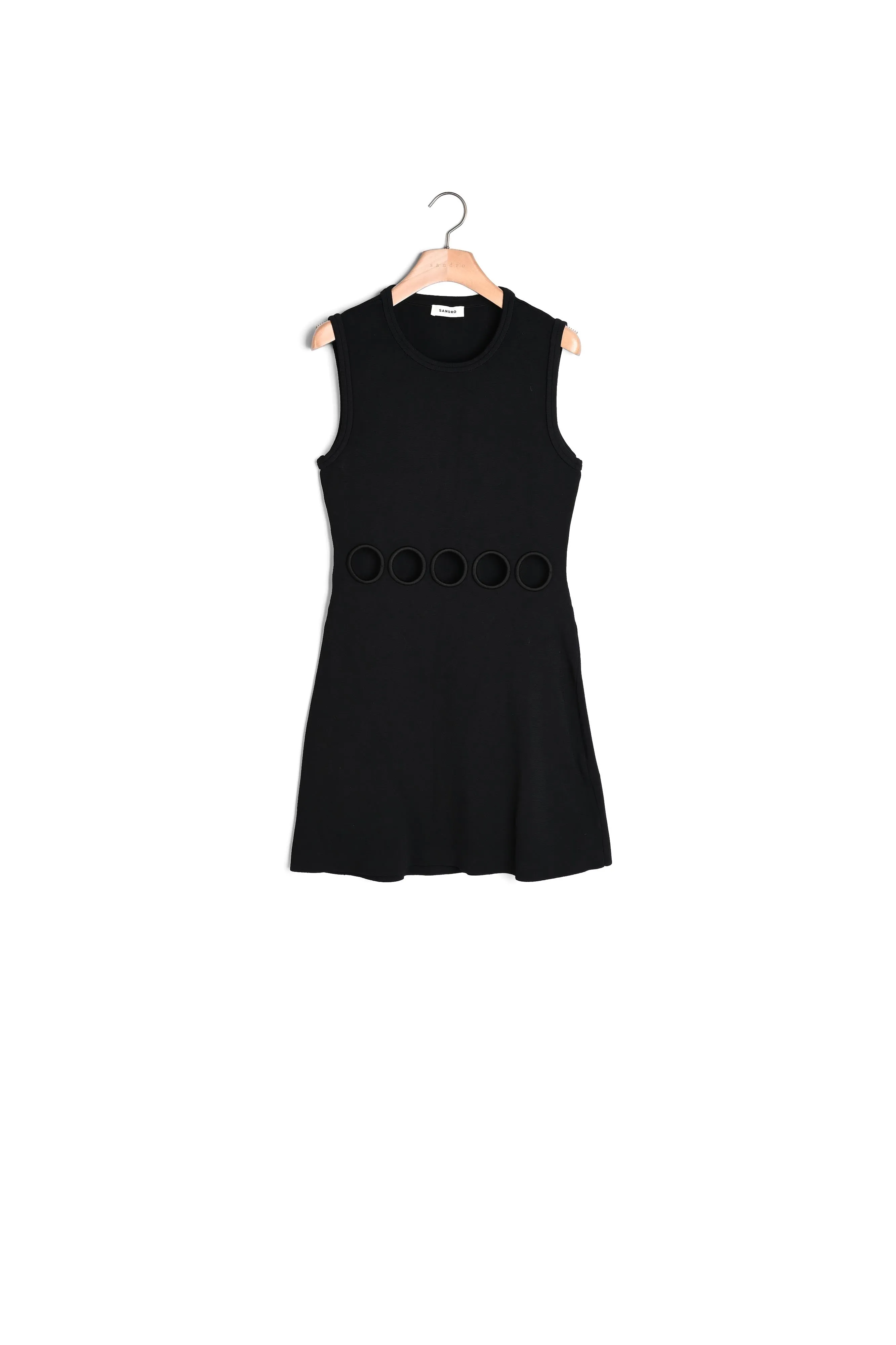 Robe courte ajourée